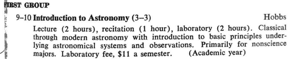 GWU Astronomy Not For Science Majors